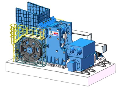 Eccentric roller crusher